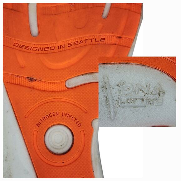 Brooks Glycerin 20 Running Shoe sz 13 Men Blue Orange Low Top Lace Up NO INSOLES - Picture 12 of 12